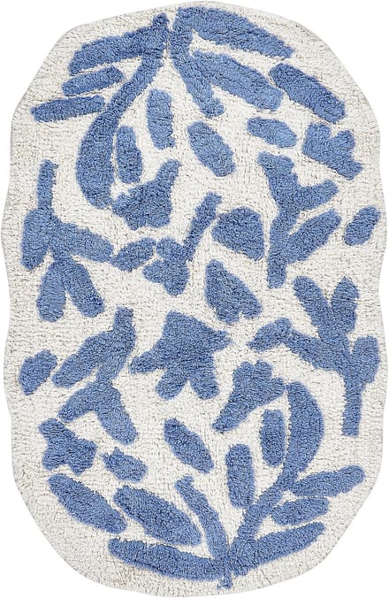 DERIK - Badmat - Gebroken wit - 60 x 90 cm - Katoen