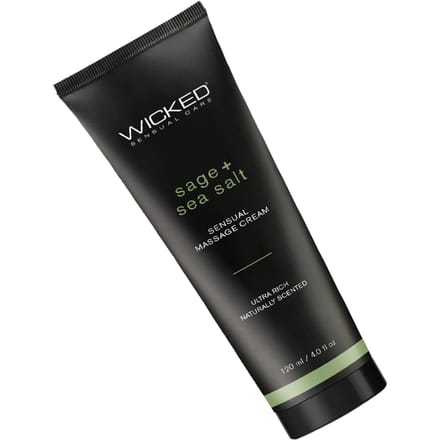 'Sage + Sea Salt - Sensual Massage Cream', 120 ml