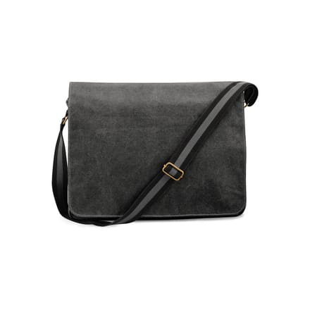 Quadra Vintage Canvas schoudertas Black