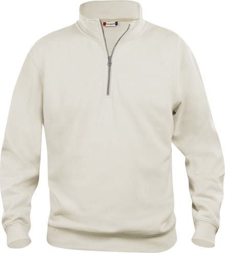 Clique Basic Half Zip 021033 - Licht khaki - XXL