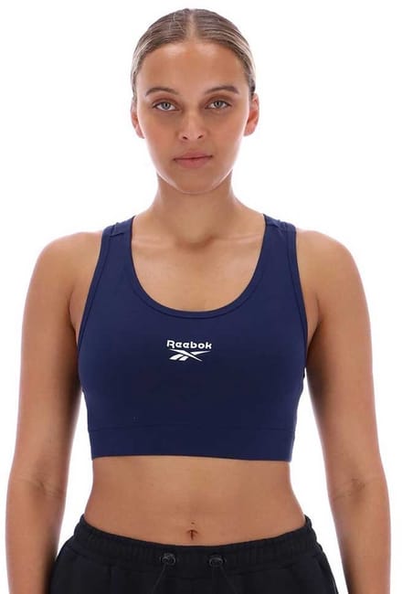 Reebok Classics Piper Scoop Small Logo Sportbeha Blauw XS / Regular Vrouw