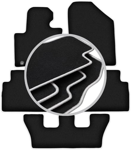 CARLUX-SILVER automatten voor: Kia Sorento III 7-zitter (2015-)