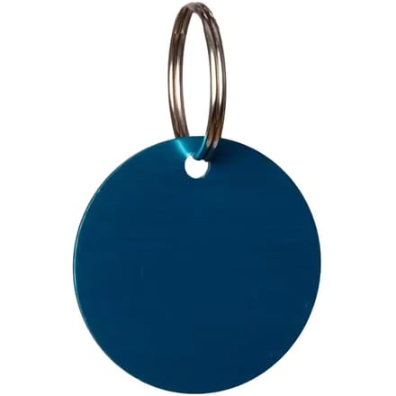 Grooming Deluxe - Naamplaatje rond size M 3 cm lichtblauw