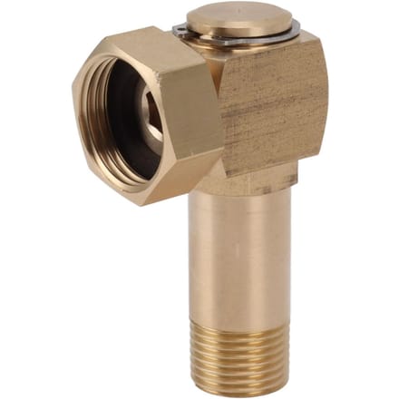 Tuinslang Adapter G1/2 Hoge Hardheid Messing Slang Elleboog Connector voor Vervanging brown