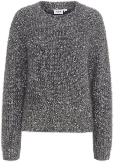 Saint Tropez HalfaSZ Trui - Silver