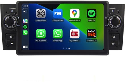 Carplay autoradio voor Grande Fiat Punto Linea | 2006 t/m 2015 | Android 13 | Draadloos Apple Carplay & Android auto | 4GB + 64GB | 8-Core processor | Davilon | 2025 model | 2006 2007 2008 2009 2010 2011 2012 2013 2014 2015 | Bluetooth & Wifi