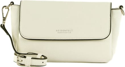 SEIDENFELT MANUFAKTUR Avondtas Schoudertas SFM232 Crossbag White Wit