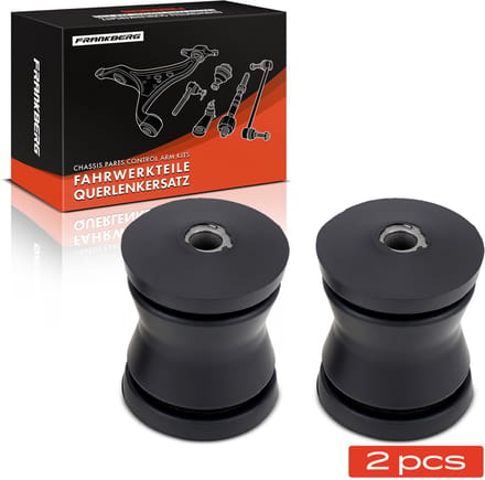 Frankberg 2x achterasrubber links rechts voor Opel Corsa A CC TR