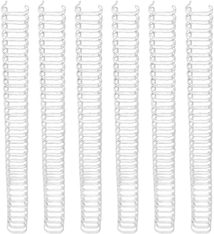 Dailygoods- Draadbinderrug 180 Vel Capaciteit - Dubbele Lus - 3:1 Steek - 34 Lussen - 19 Mm Diameter - Duurzame Nyloncoating - Bindrug