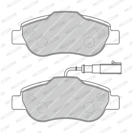 Remblokset FERODO FDB5097, voor