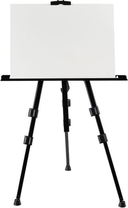 Relaxwonen - Schildersezel - opvouwbaar - metaal - 175 cm - Inclusief opbergtas