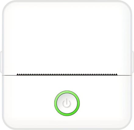 Mobiele Fotoprinter - Mini Printer - Pocket Printer - Voor Mobiel - Draadloos - Wit