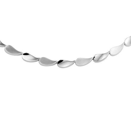 Zilver Gerhodineerde Collier poli/mat 5 1332877