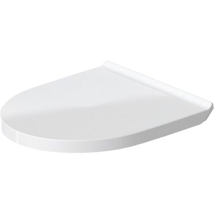 Duravit No.1 DuraStyle Basic WC-zitting - 37.3x43x4.3cm - met softclose - kunststof - wit glanzend