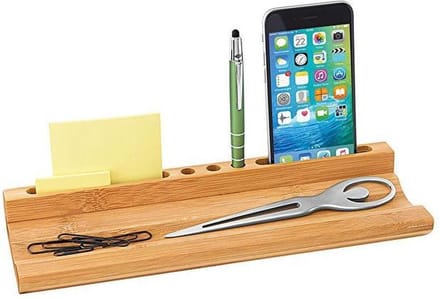 WEDO Bamboe Desk Organizer met Smartphone Houder