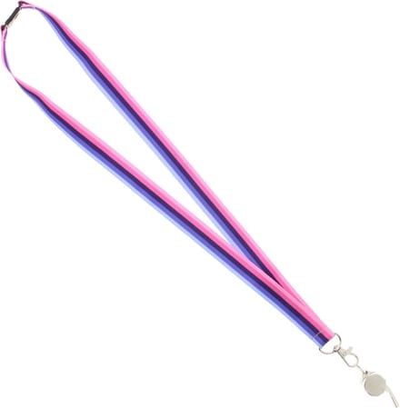 Zac's Alter Ego - Omnisexual with metal whistle Sleutelkoord/Lanyard - Multicolours