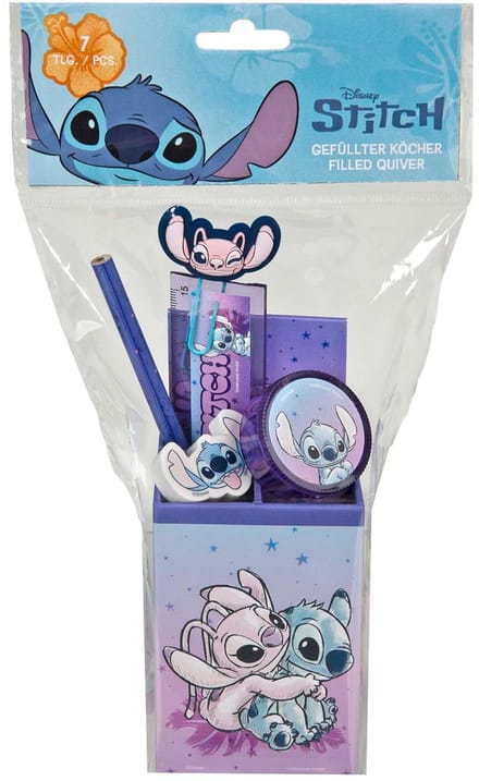 Lilo & Stitch gevulde pennenbak 7-delig
