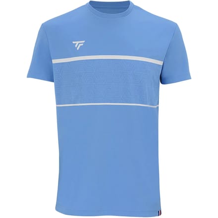Tennisshirt Tecnifibre Men Team Tech Azur-S