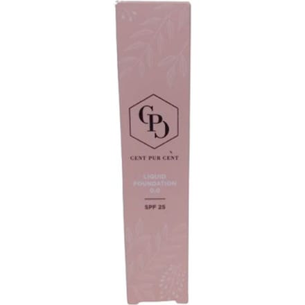 Cent Pur Cent Liquid Mineral Foundation 0.0 - Minerale Foundation - Huidvriendelijk