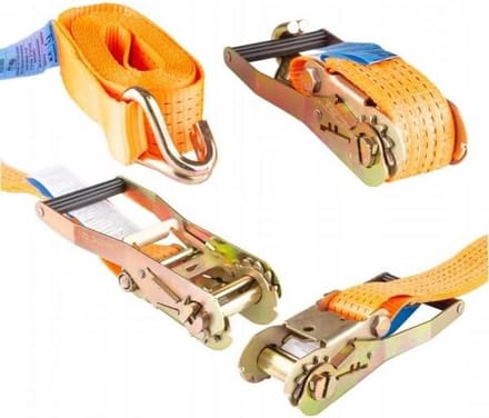 Spanband Ratel - Sjorband Set - Vastzetten Lading - Robuuste Haak - 12 Meter - Blauw