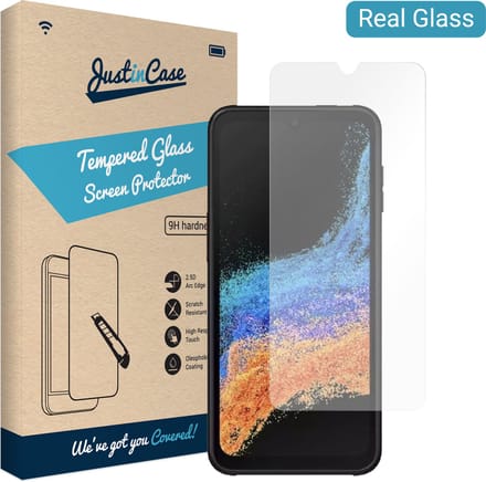 Just in Case screenprotector geschikt voor Samsung Galaxy Xcover 6 Pro - Screenprotector Gehard Glas