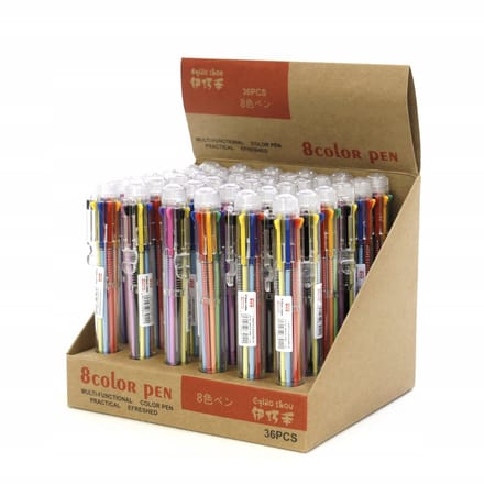 8-Kleurige Gelpen - School & Kantoor