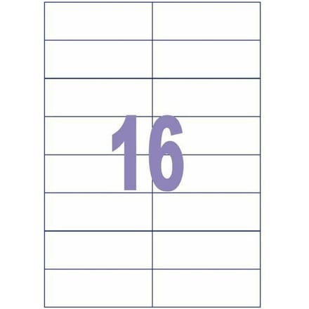 Label ILK Kangaro 105x37mm doos 25 vel 16 etiketten per vel