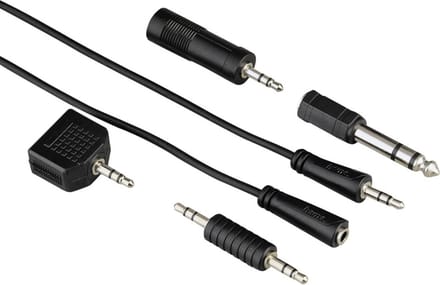 Hama audio connectiekit jack 2.5m, 1ster