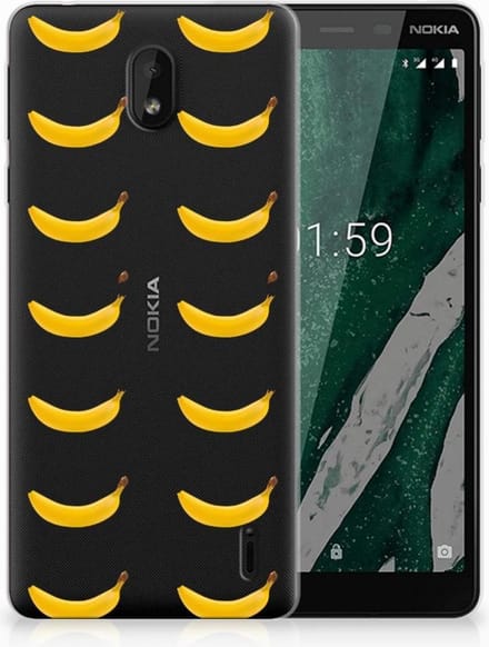 Nokia 1 Plus Siliconen Case Banana