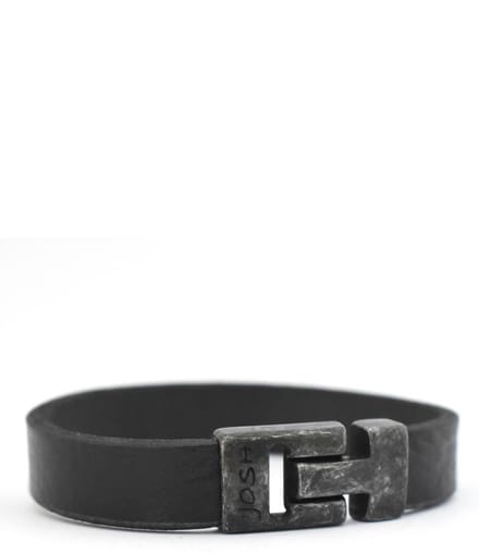 Josh Armbanden 24666 Zwart Maat:21.5 cm