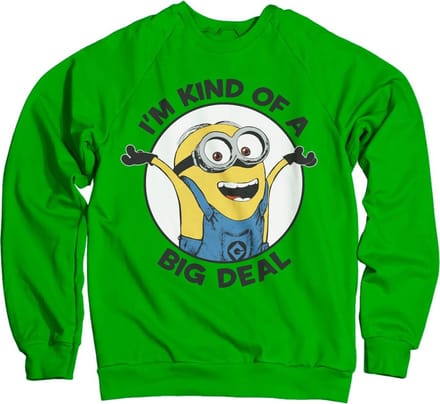 Minions I'm Kind Of A Big Deal-sweatshirt Groen