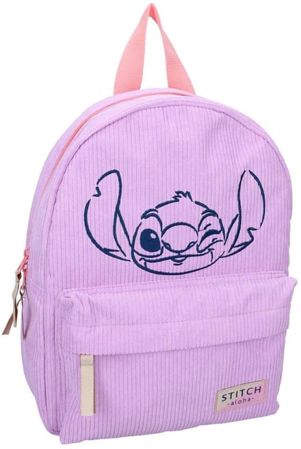 Lilo & Stitch Have A Nice Day Rugzak - 31 x 23 x 8 cm - Paars - Ribstof