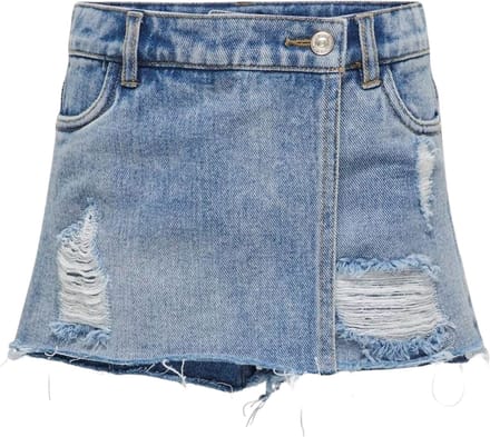 Kids Only Texas Wrap Denim Rok Meisjes - Maat 158