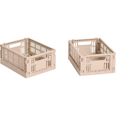 HAY Colour Crate Mini set van 2 - powder