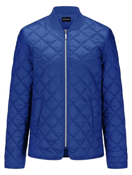 Gewatteerde jas Van Peter Hahn blauw