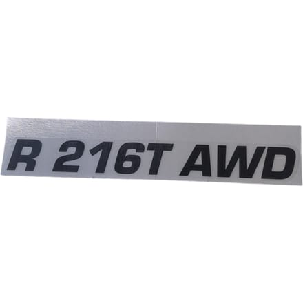 Husqvarna motorkap sticker r216t awd