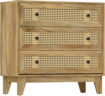 HOMCOM Ladekast - Spaanplaat - 80x35x76cm - Natuurlijk hout