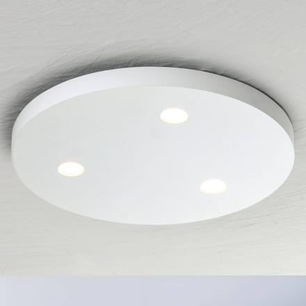 Bopp Close LED plafondlamp 3-lamps rond wit