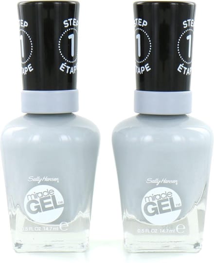 Sally Hansen Miracle Gel Nagellak - 260 Greyfitti (2 Stuks)