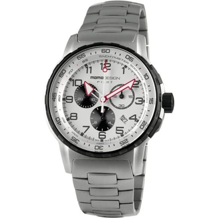 MOMO Design Pilot MD2164SS-30 Horloge Heren 46mm 5 ATM