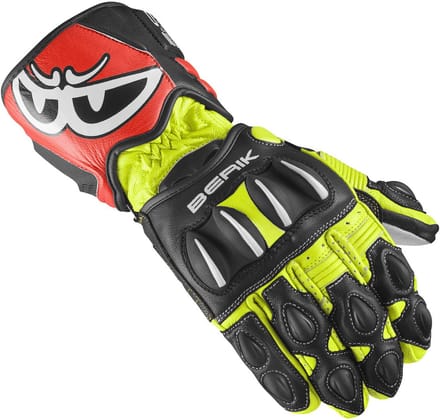 Berik Thunar Evo Zwart Neon Geel Neon Rood Handschoenen - Handschoen