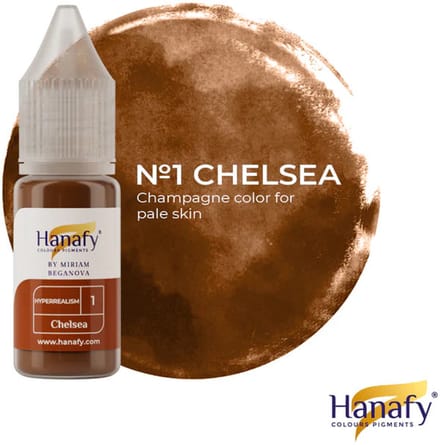 Hanafy Eyebrow Pigment No.1 – Chelsea - Hyperrealism by Miriam Beganova