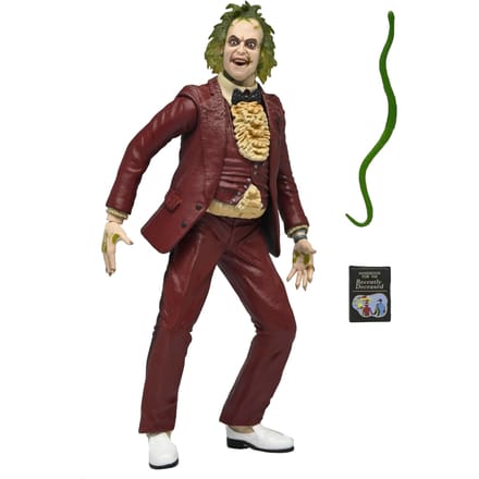 NECA Beetlejuice 1988 Action Figure Beetlejuice Red Tuxedo 18 cm Action Figuur
