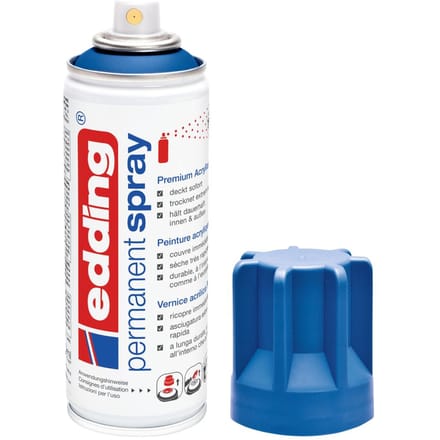 edding 5200 "Permanentspray", zijdemat - Gentiaanblauw