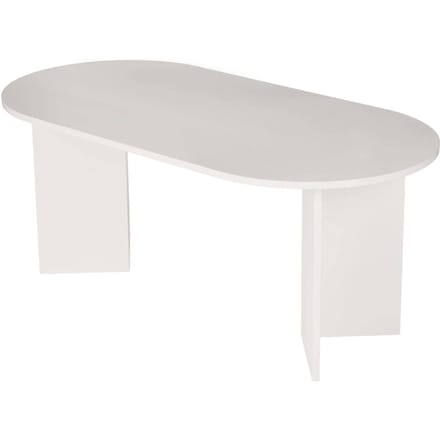 Asir - Eettafel - Hout Wit - 180 x 90 x 75 cm (L x B x H)