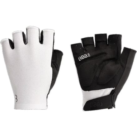 BBB Cycling AirSupport - Fietshandschoenen Zomer - 15 - 25 ° - Medium Padding - Ventilerende - Racefiets & MTB - Unisex Wielrenhandschoenen - Wit