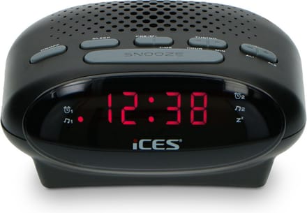 5x Alecto Wekkerradio Zwart
