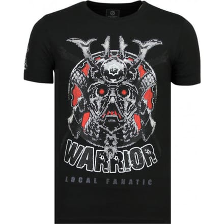 Savage Samurai - Merk T shirt Heren - 6327Z - Zwart