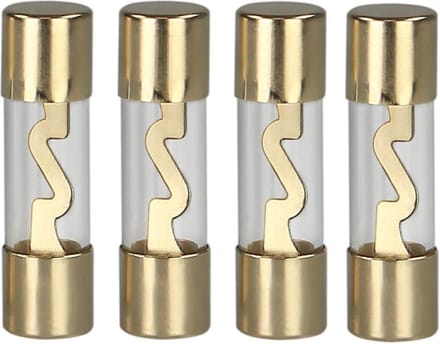 AGU zekering 40 Ampere (goud) 4 stuks in blister