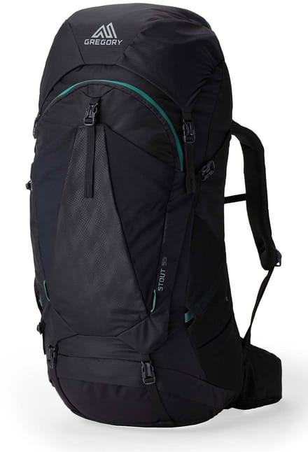 GREGORY trekkingrugzak rugzak Stout 55 EU Backpack Forest Black zwart